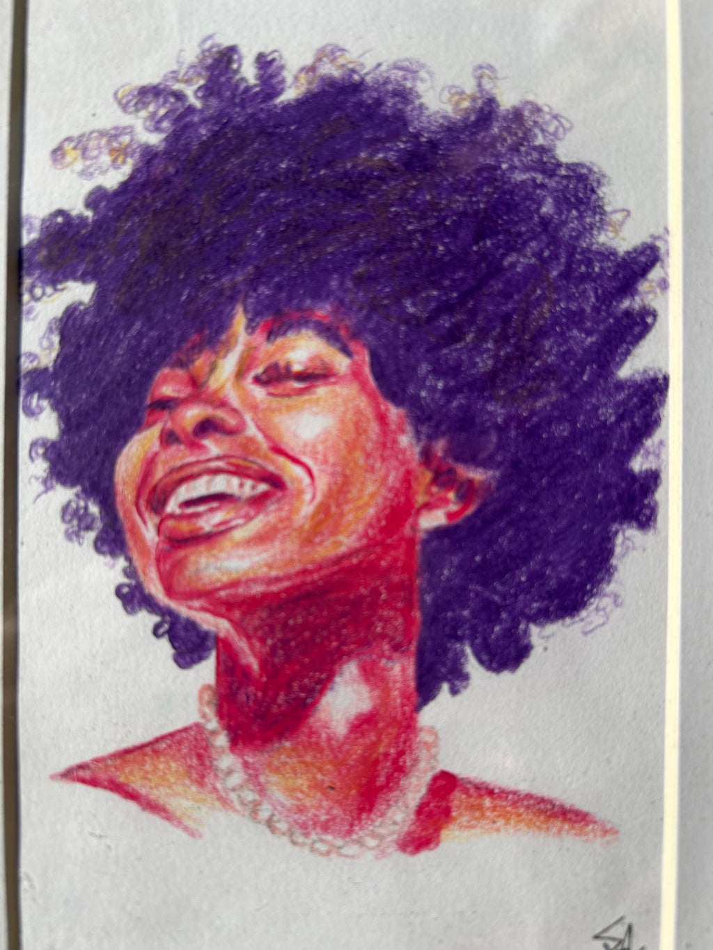 Uncontained – Original Framed Drawing
