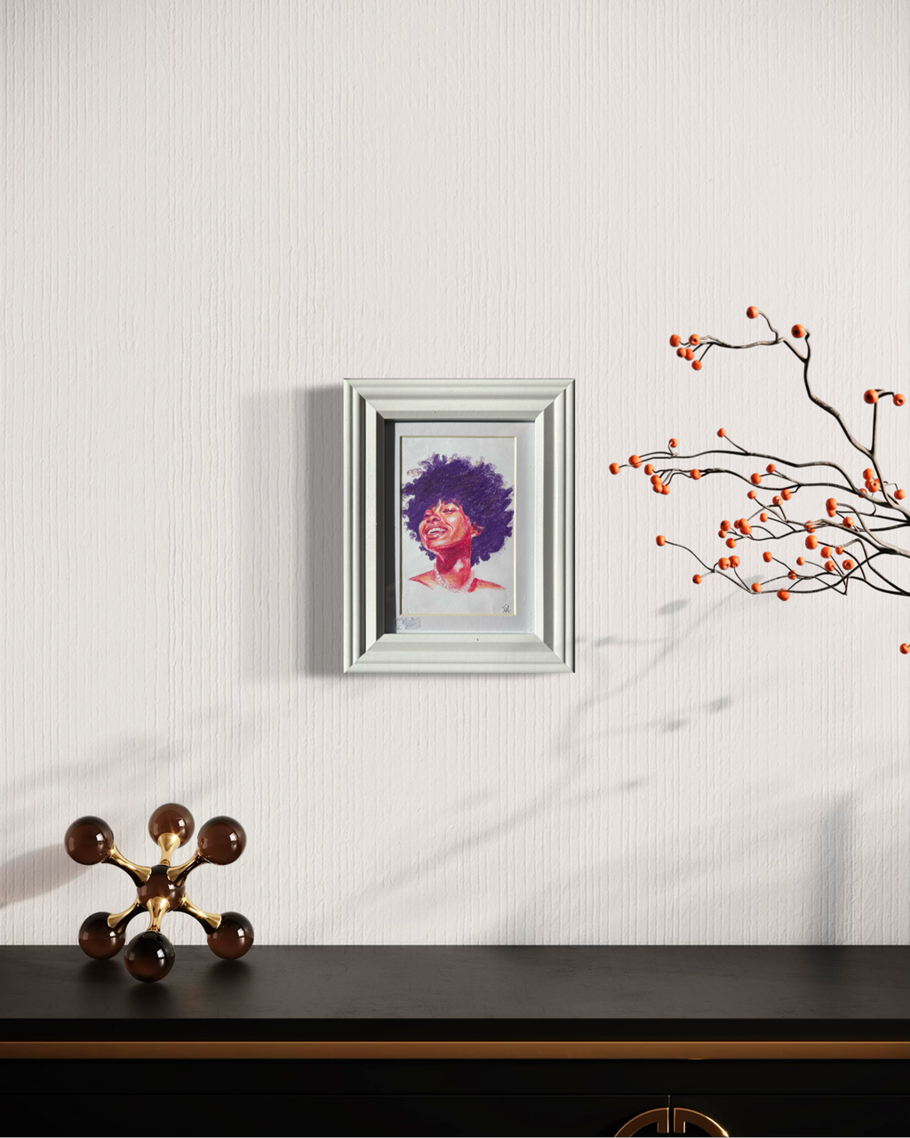 Uncontained – Original Framed Drawing