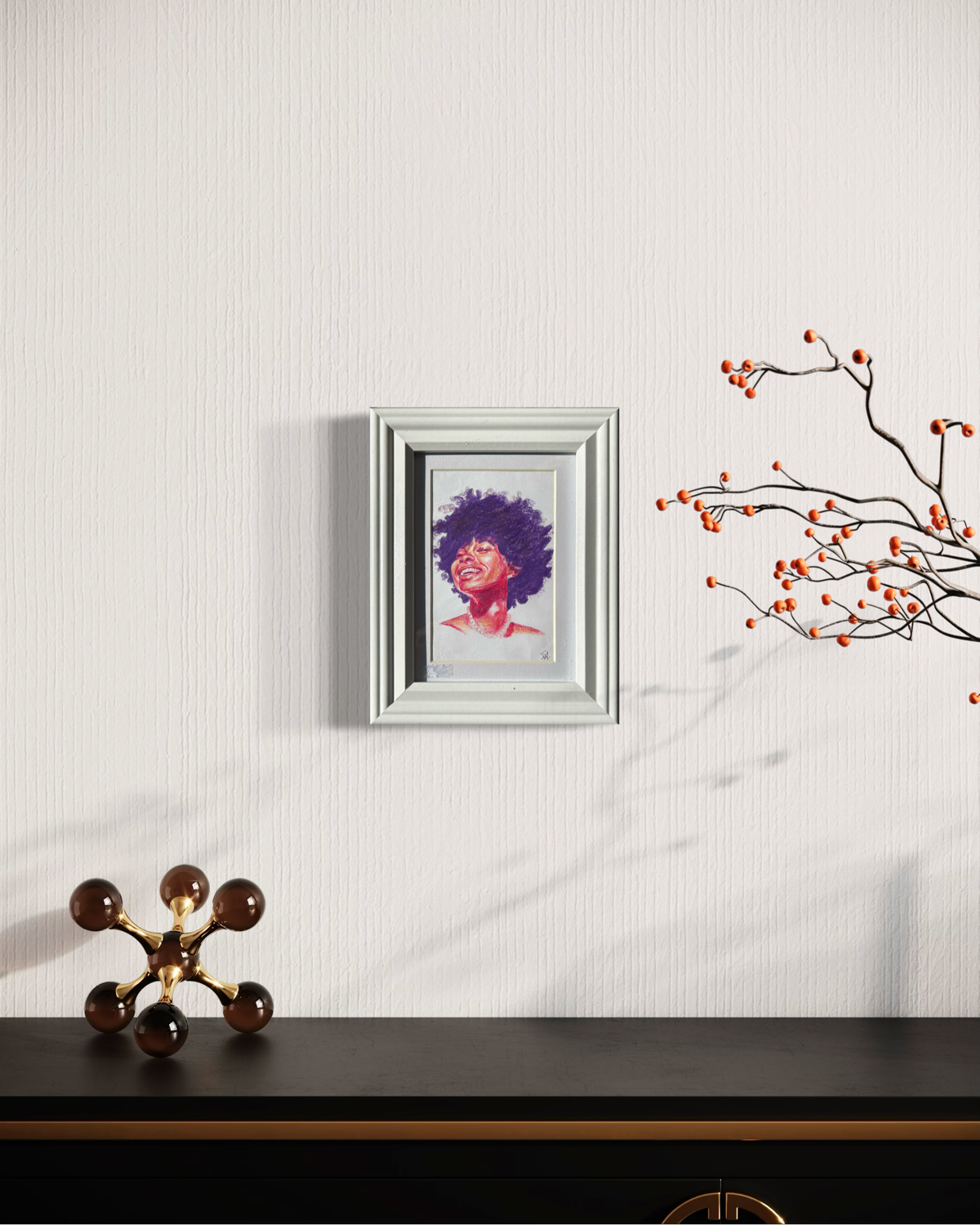 Uncontained – Original Framed Drawing