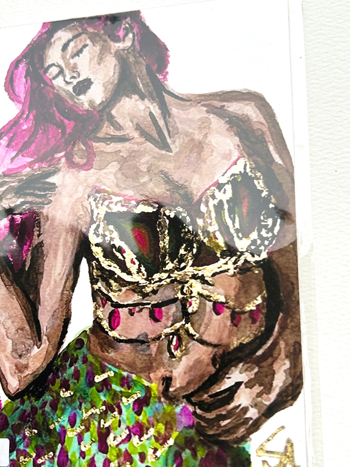 Lysara Of The Blushing Tide | 5x7 Art Print
