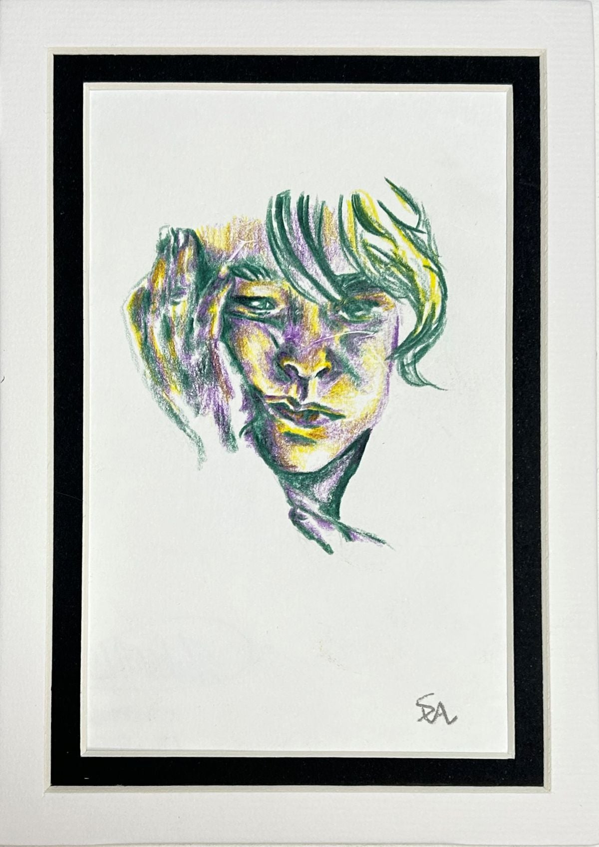 The Pause | Original Colored Pencil Drawing