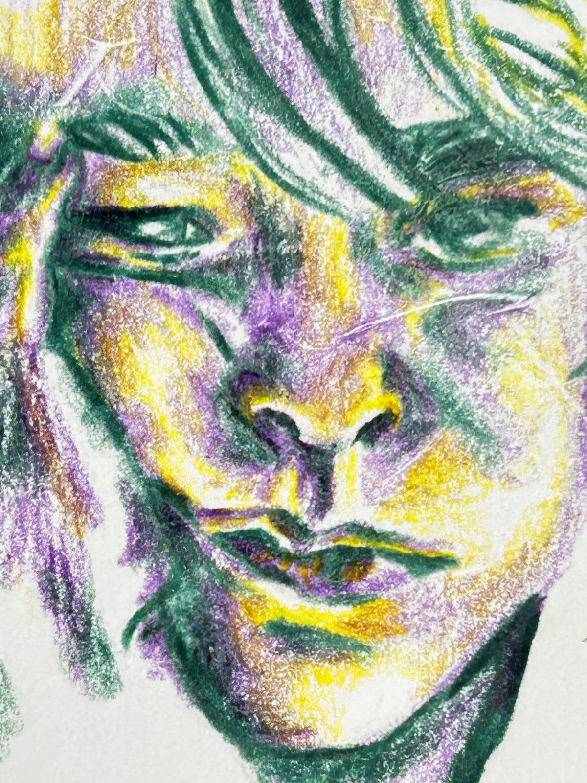 The Pause | Original Colored Pencil Drawing
