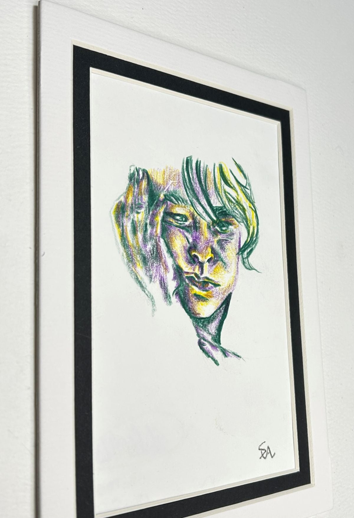 The Pause | Original Colored Pencil Drawing