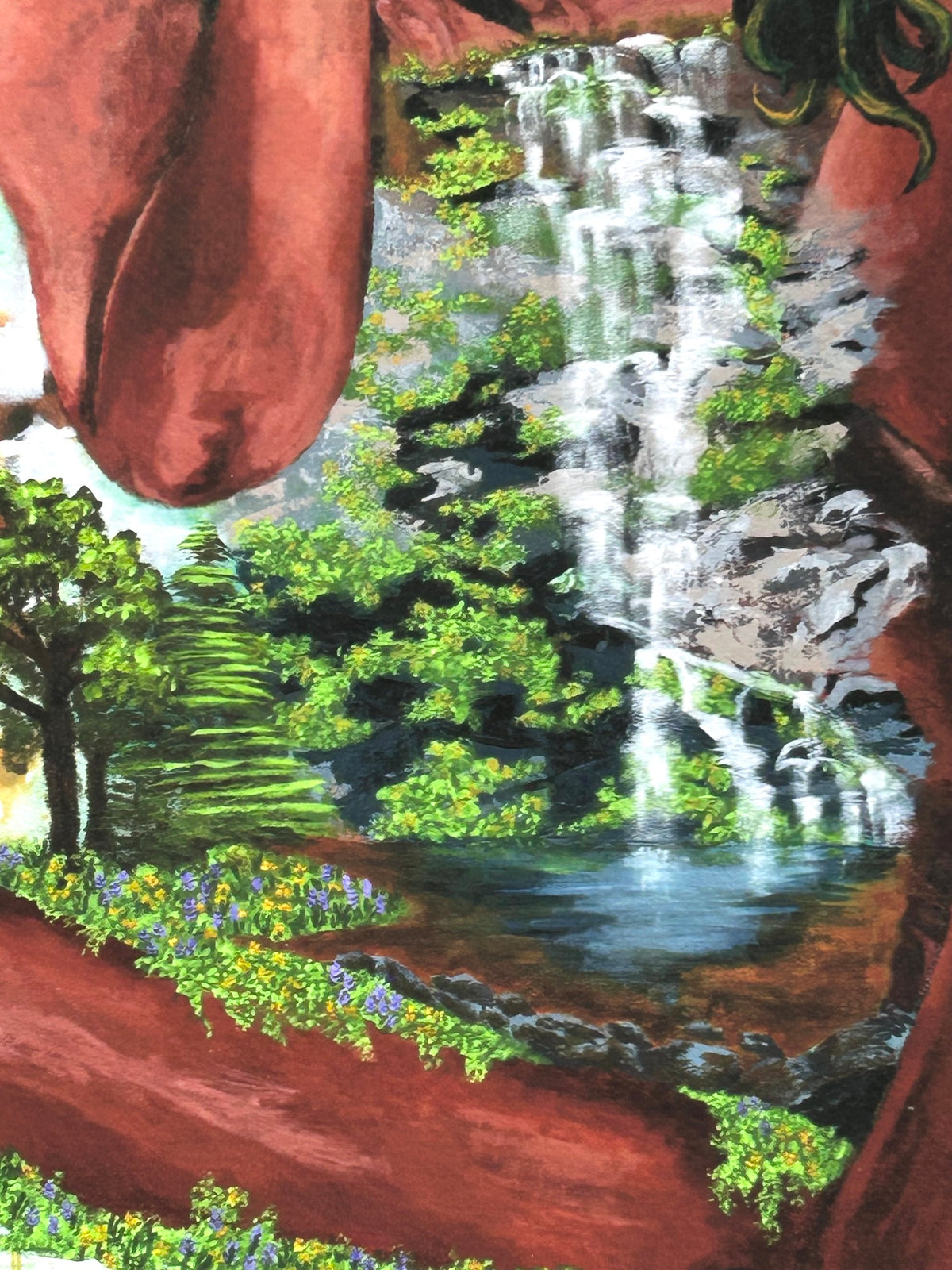 Gaia Mother Earth Goddess fine art print by Shalee Talbert