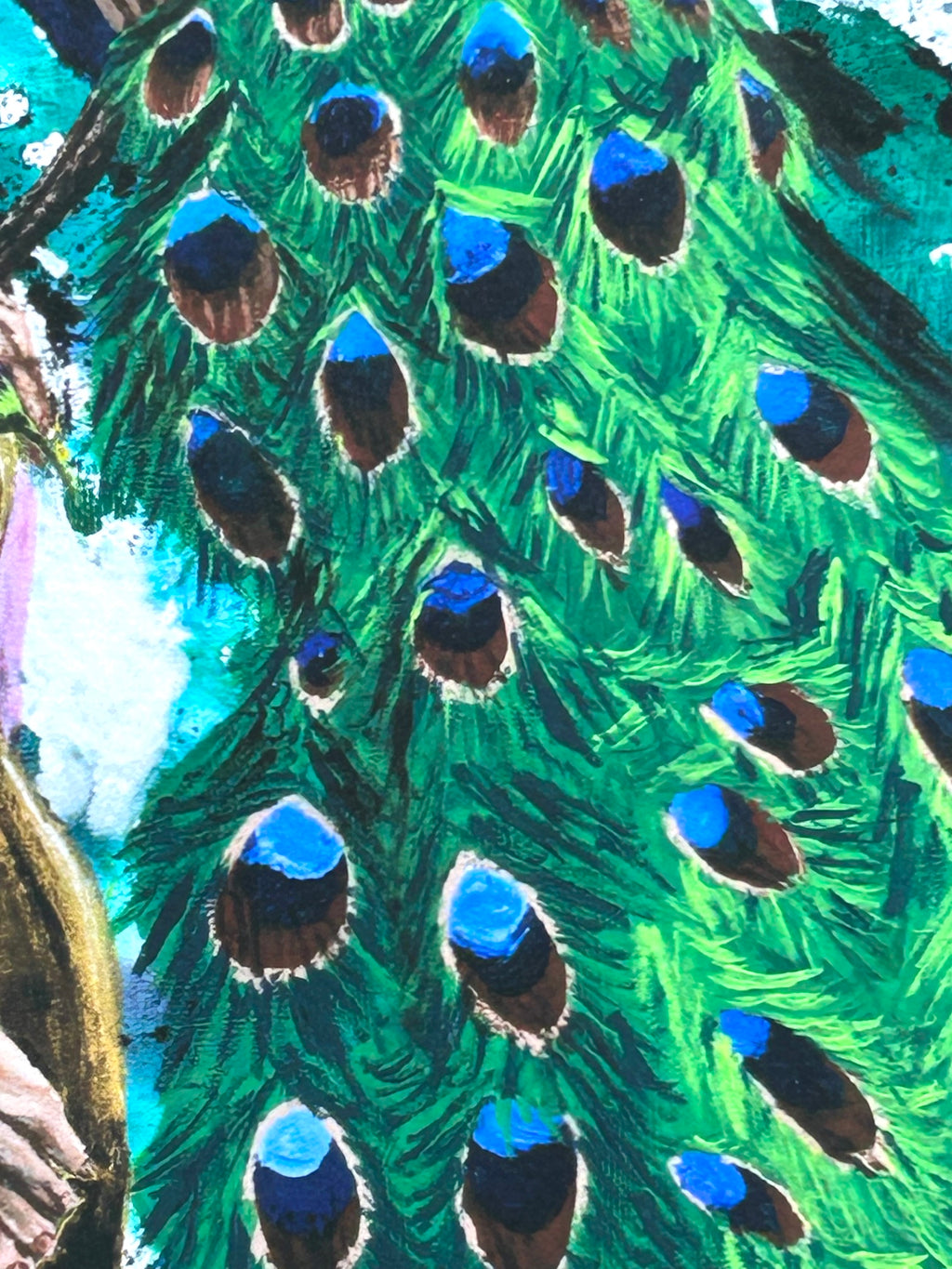 Hera Queen of the Gods fine art print featuring peacock imagery by Shalee Talbert