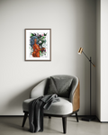 Selene The Moon Goddess fine art print displayed framed on a wall