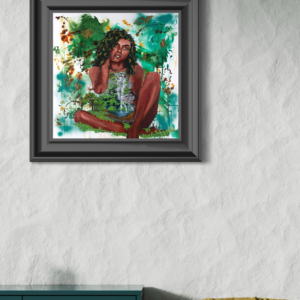 Gaia goddess art print wall art