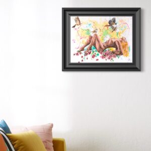 Aphrodite goddess art print wall art