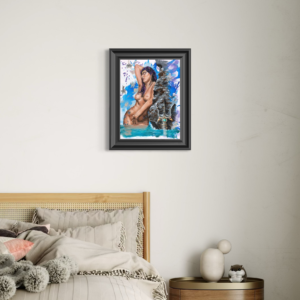 Amphitrite goddess art print wall art