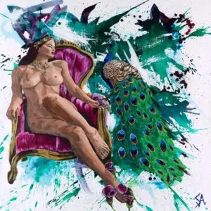 Hera: Queen of the Gods Painting | Original 48 x 48